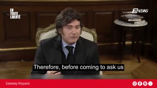 Milei: Pedro Sánchez es un psicópata socialista