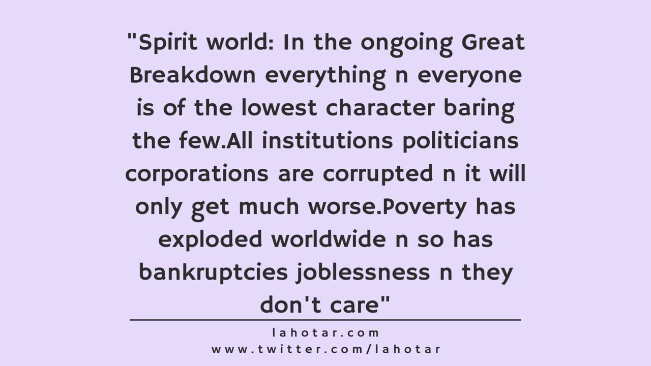 Lahotar Quote - 13 August 2025