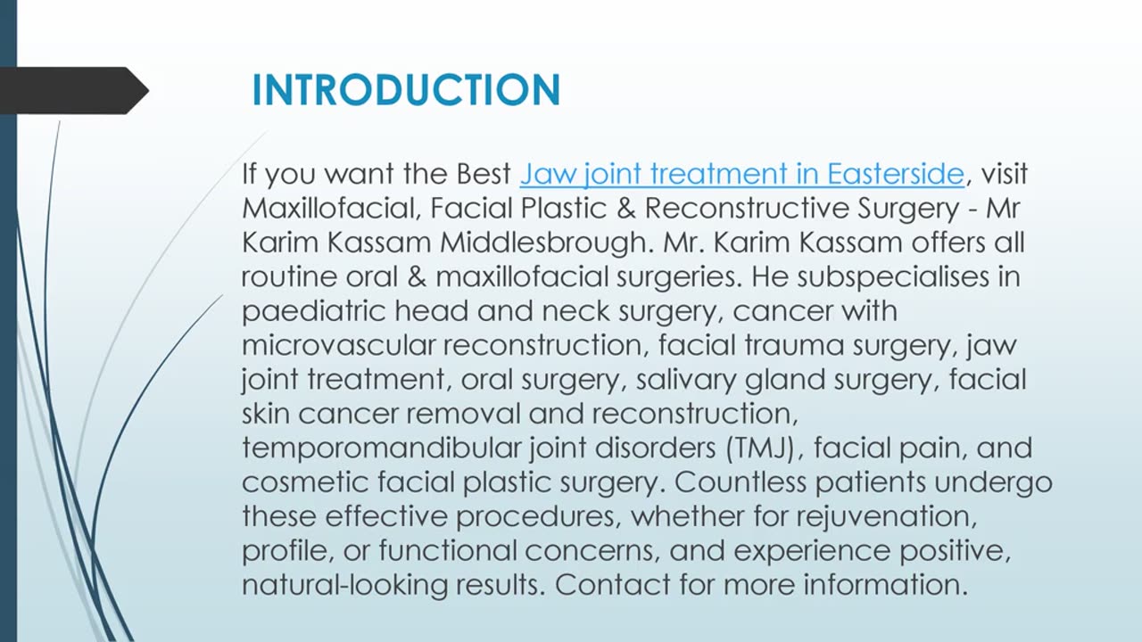 Best Jaw joint treatment in Easterside