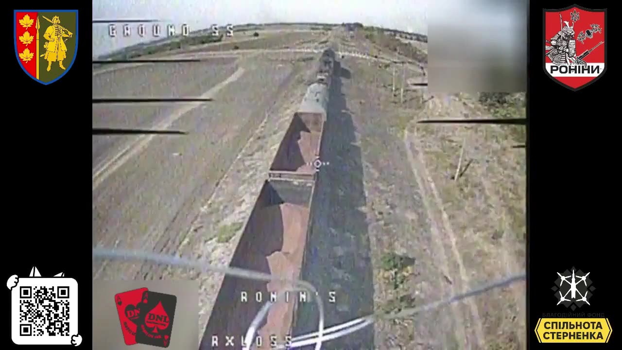 Drone Strike on Russian Military Train Shuts Down Only Railway Through Occupied Territories