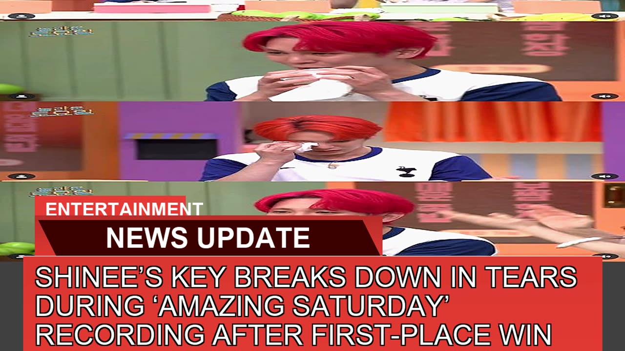 Shinees Key Breaks Down in Tears During Amazing