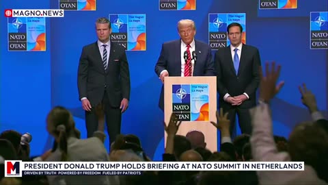 🇺🇸 President Donald Trump Holds Press Briefing at NATO Summit in Netherlands [LIVE]
