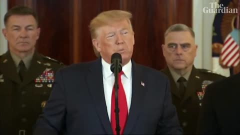 'We eliminated the world's top terrorist,' Trump says as he imposes fresh sanctions on Iran