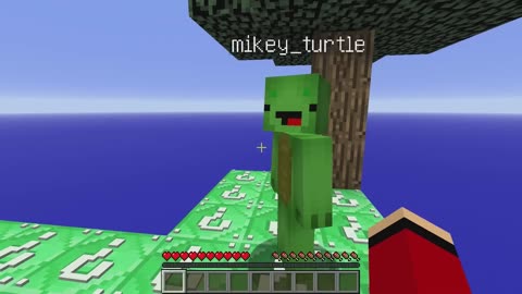 Minecraft Skyblock, but EVERYTHING Is EMERALD LUCKY BLOCKS