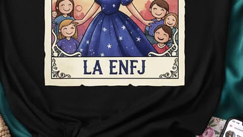 ¿Eres la ENFJ del grupo? Este diseño es totalmente tú #tipopersonalidad #camisetadivertida