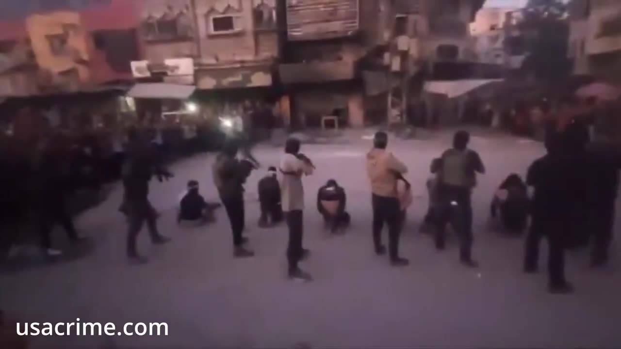 Graphic video shows Hamas militants executing alleged “collaborators” in Gaza