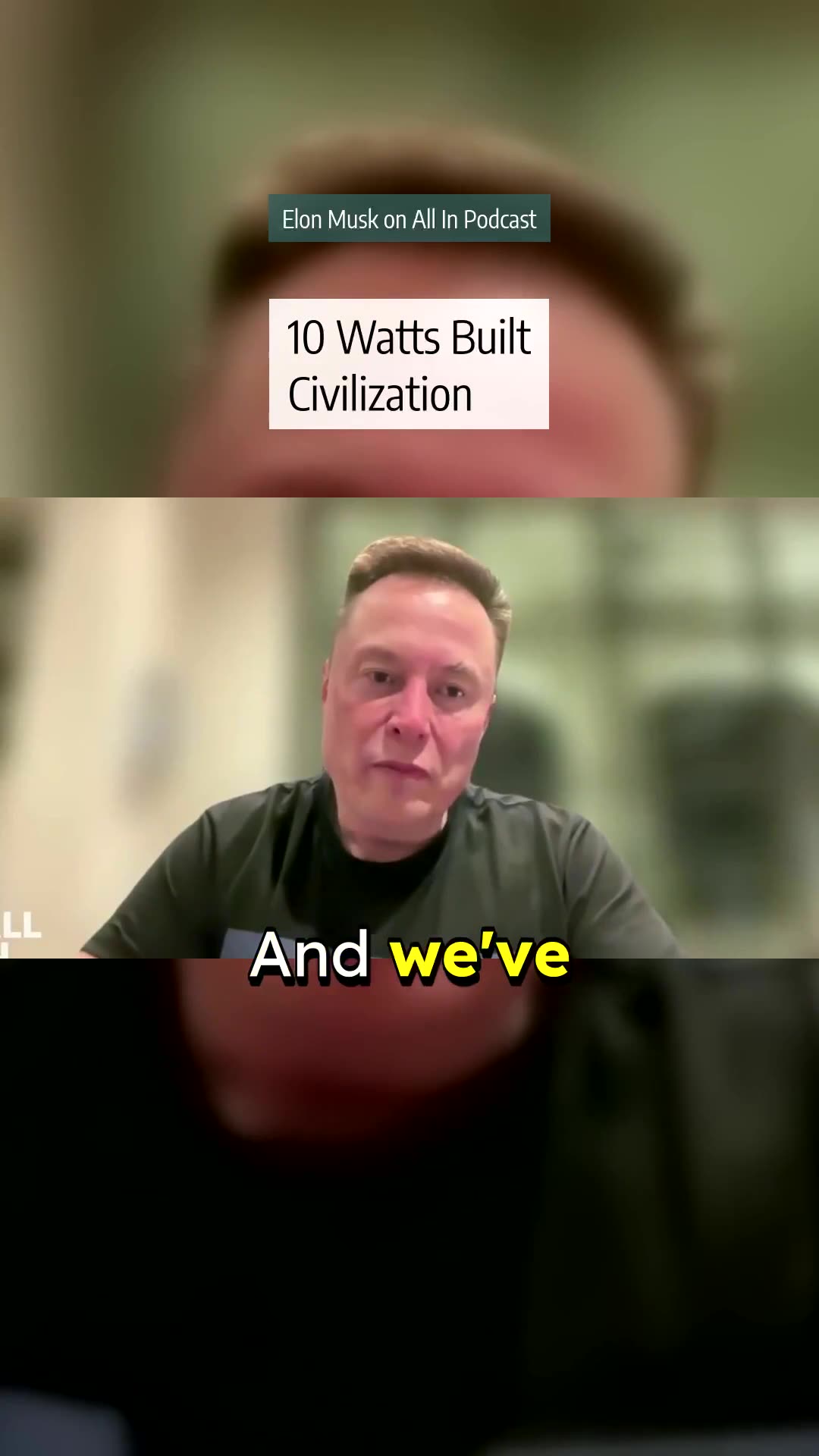 Human Brain: 10W Genius - Elon Musk on All In Podcast