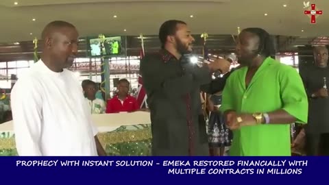 Over 400 million Naira Contract!God Of Instant solutions Shocked Emeka, a First-timer on Open Heaven