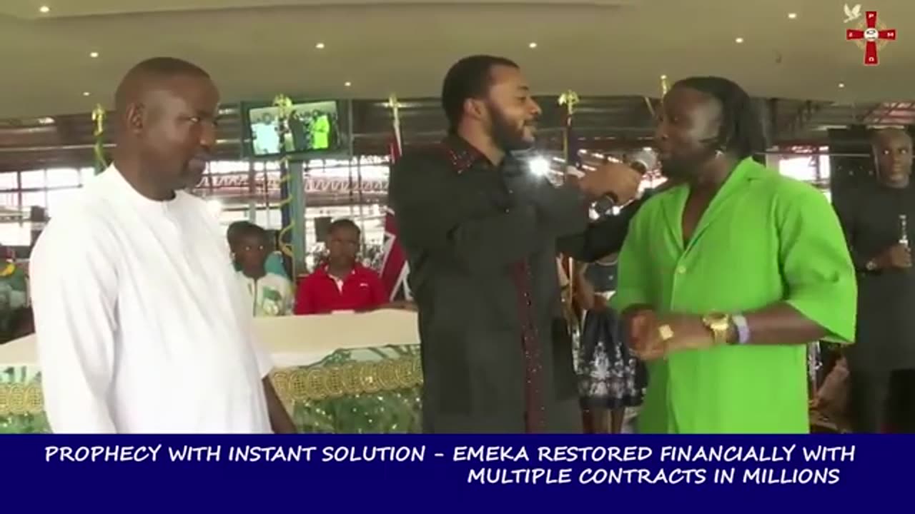 Over 400 million Naira Contract!God Of Instant solutions Shocked Emeka, a First-timer on Open Heaven
