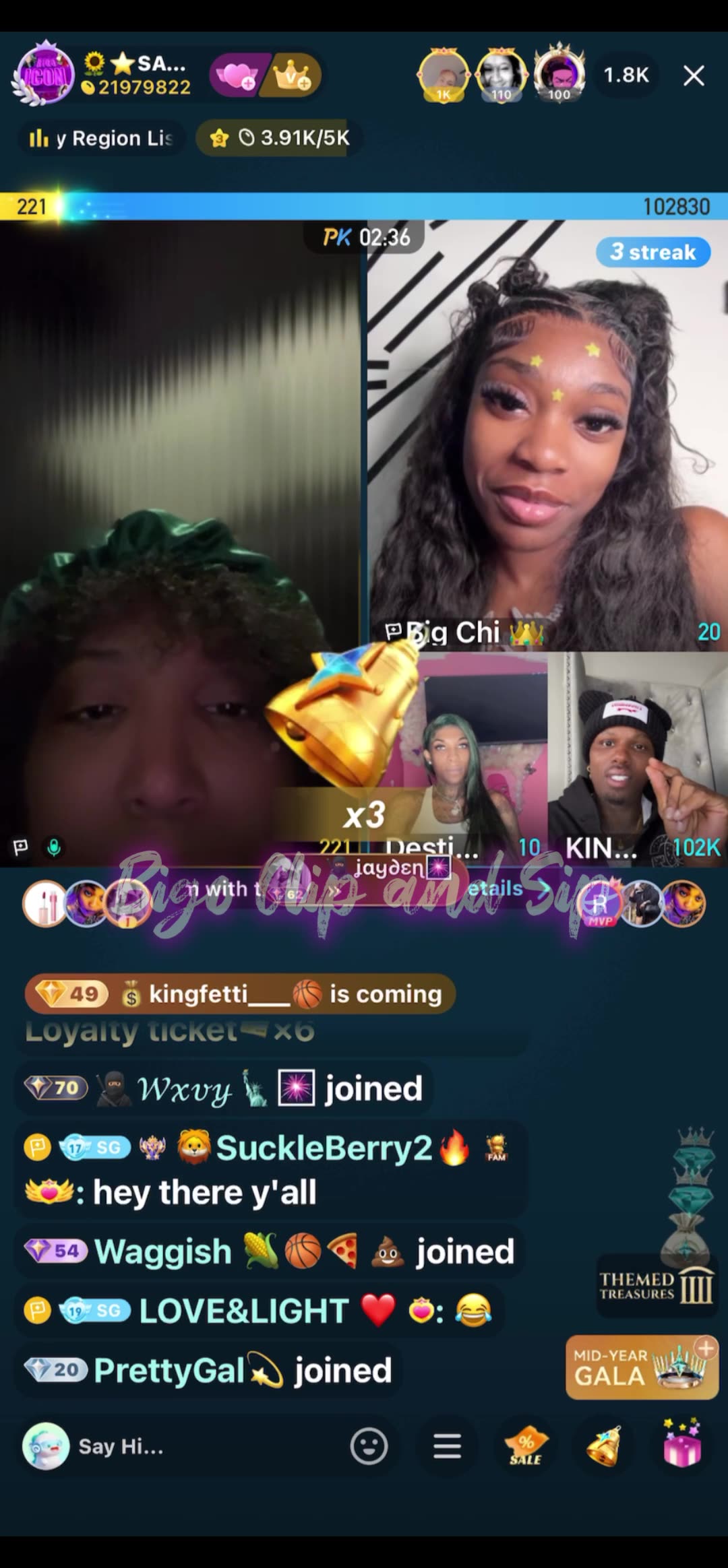 Team PK Chi ft Savanna n Supa vs Destiny about the show 7/10/25 #bigoclipandsip