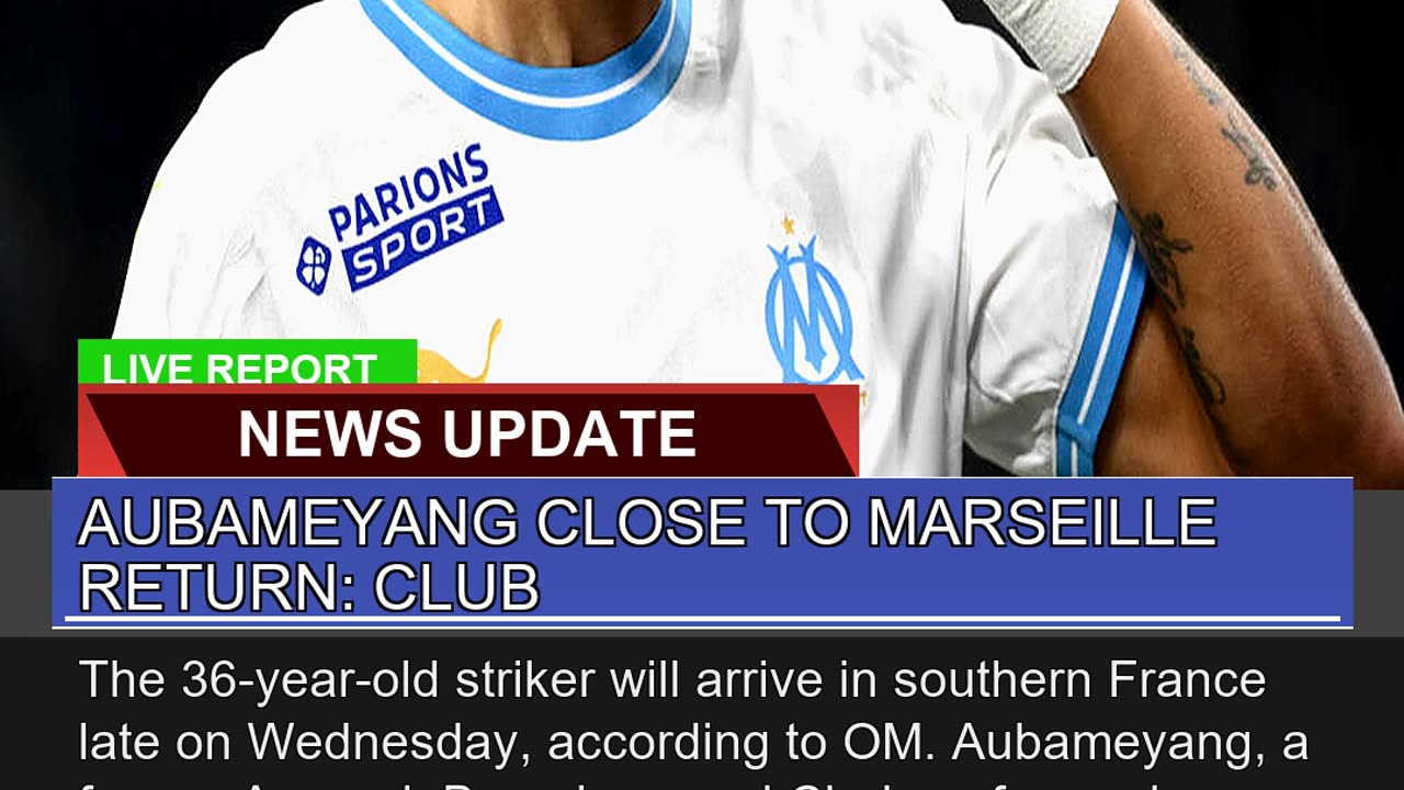 Aubameyang Close to Marseille Return Club