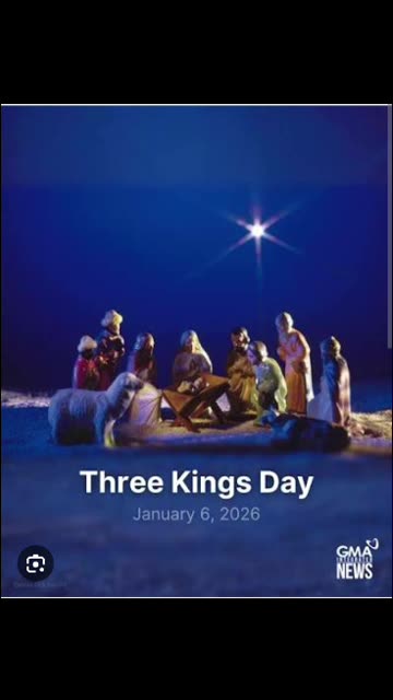 Today is three 🤴 kings day epiphany holidays 2026 1/6/25