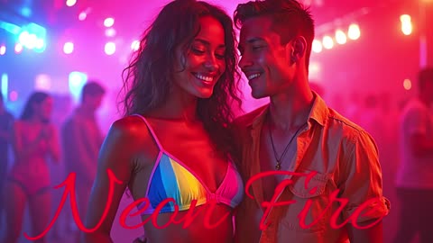 Electronic Music. Song Neon Fire..