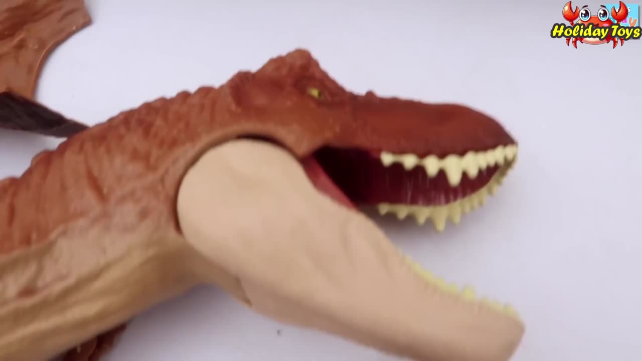 Red Legged Tyrannosaurus Walking Among Coconut Trees