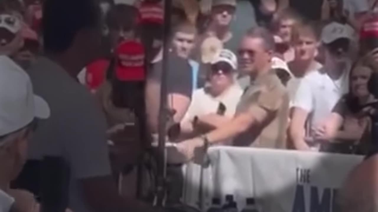 Charlie Kirk - Isolated Video Loop Of Brown Shirt Man Firing