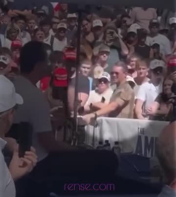 Charlie Kirk - Isolated Video Loop Of Brown Shirt Man Firing