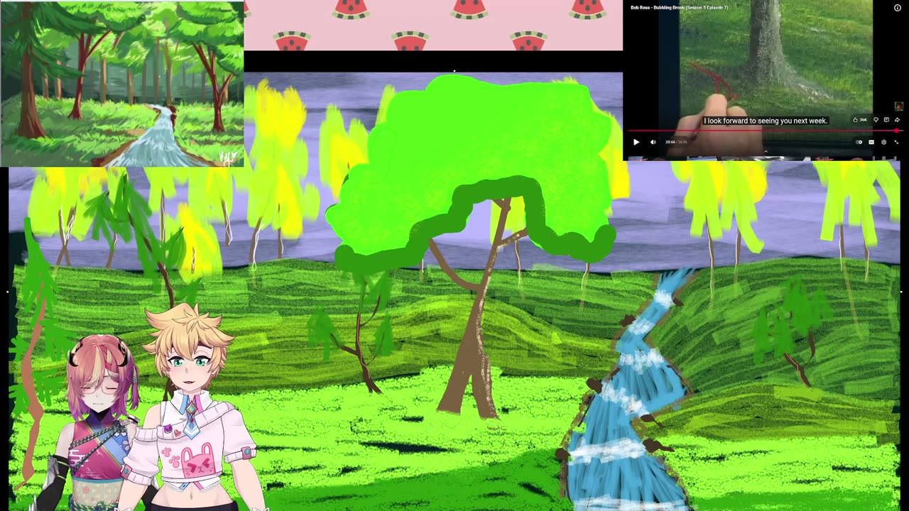 Vtuber! HELP! I don't know what I am doing! I ate the green paint