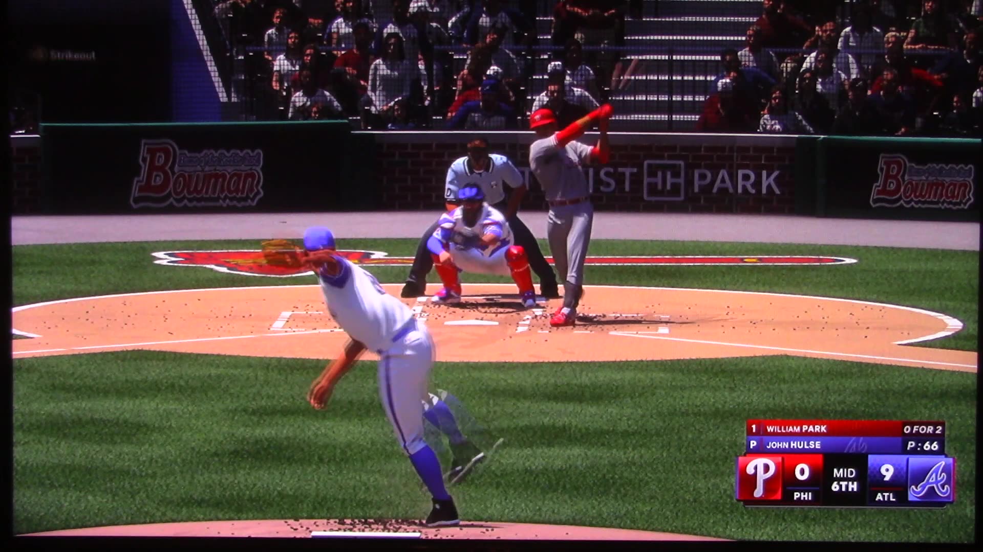 MLB The Show: Atlanta Braves vs Philadelphia Phillies (S17 G83)