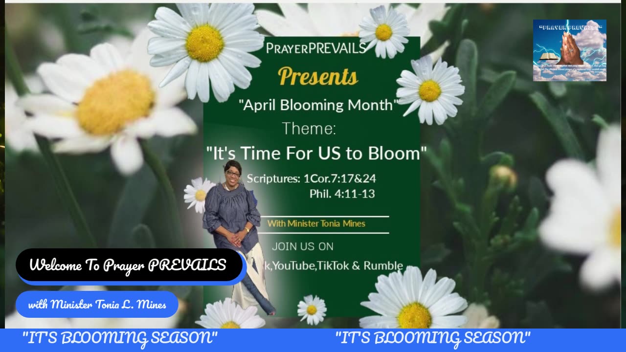 "APRIL BLOOMING MONTH"