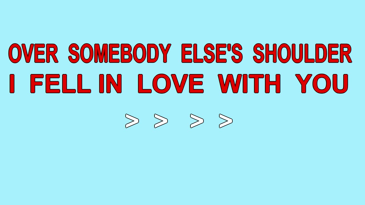 Over Somebody Else's Shoulder (1934)