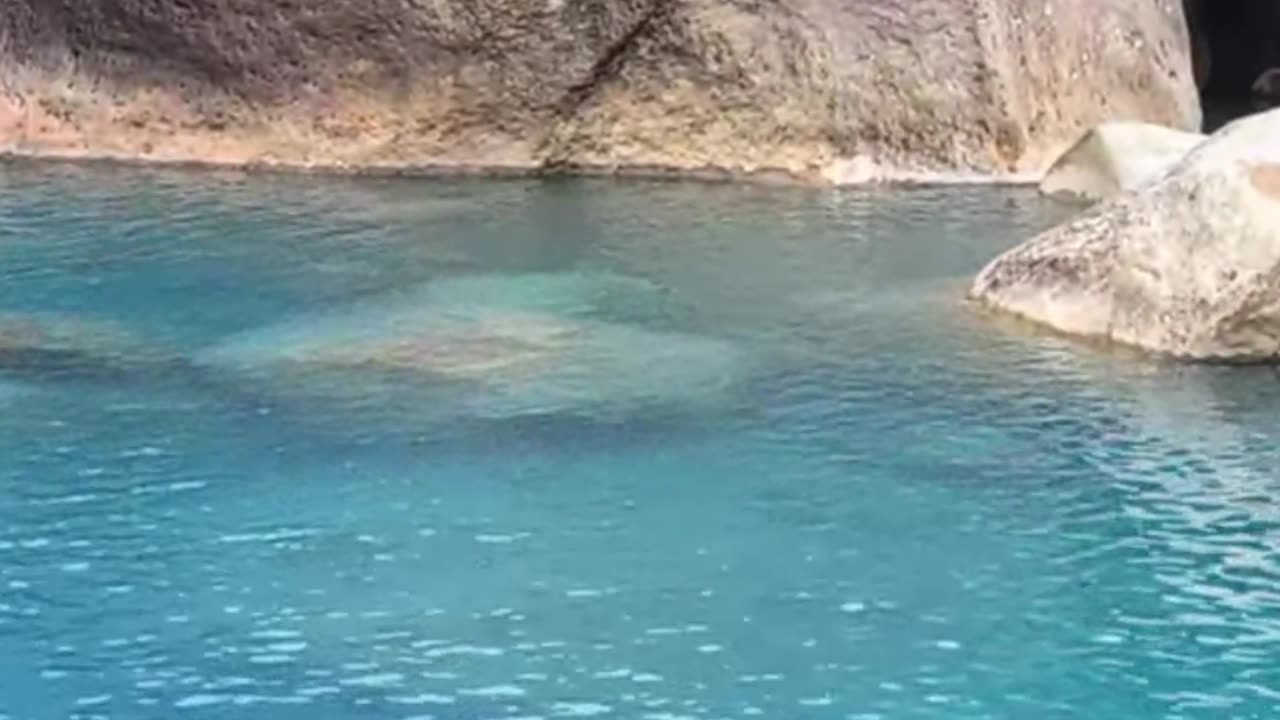 The Blue Lagoon in Meghalaya