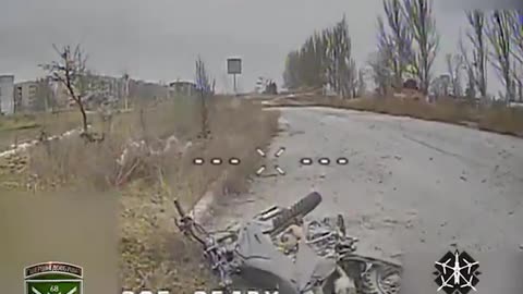 🛫️💥 Ukraine Russia War | Dovbush Hornets UAS Battalion Engages Russian Motorbike Group | RCF