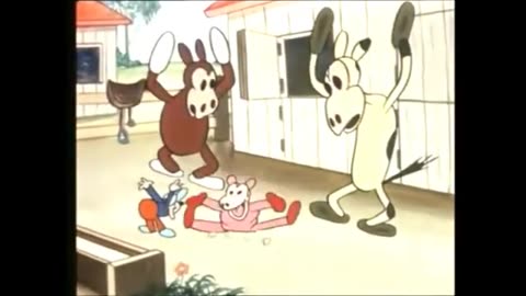 Little Ol Bosko in Ups N Downs Off to the Races - spanking short