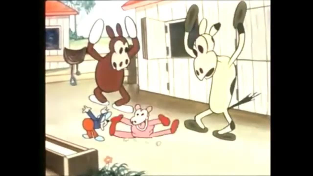 Little Ol Bosko in Ups N Downs Off to the Races - spanking short