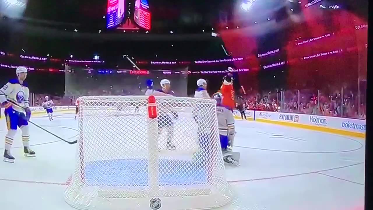 Flyers LW #27 Noah Cates 🥅(15🏒Wrist-Shot Goal