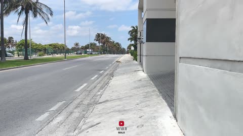 Hotel Zone - Cancun - Quintana Roo - 4k - Walking tour - Part 1