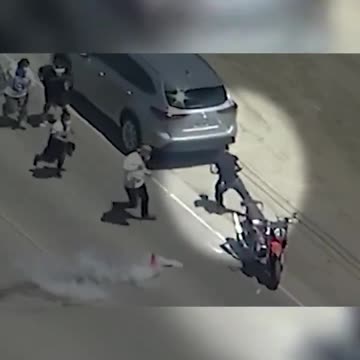 An anti-ICE protester fired a gun at federal agents