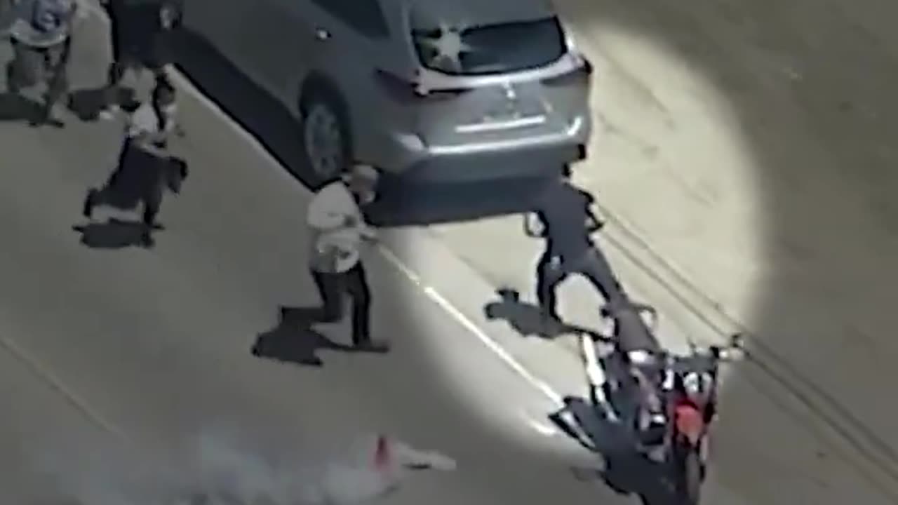 An anti-ICE protester fired a gun at federal agents