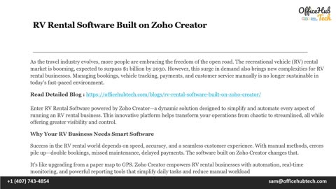 RV Rental Software Built on Zoho Creator.mp4