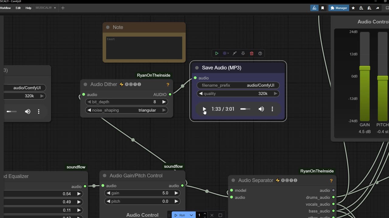 Make music yourself with comfyUI