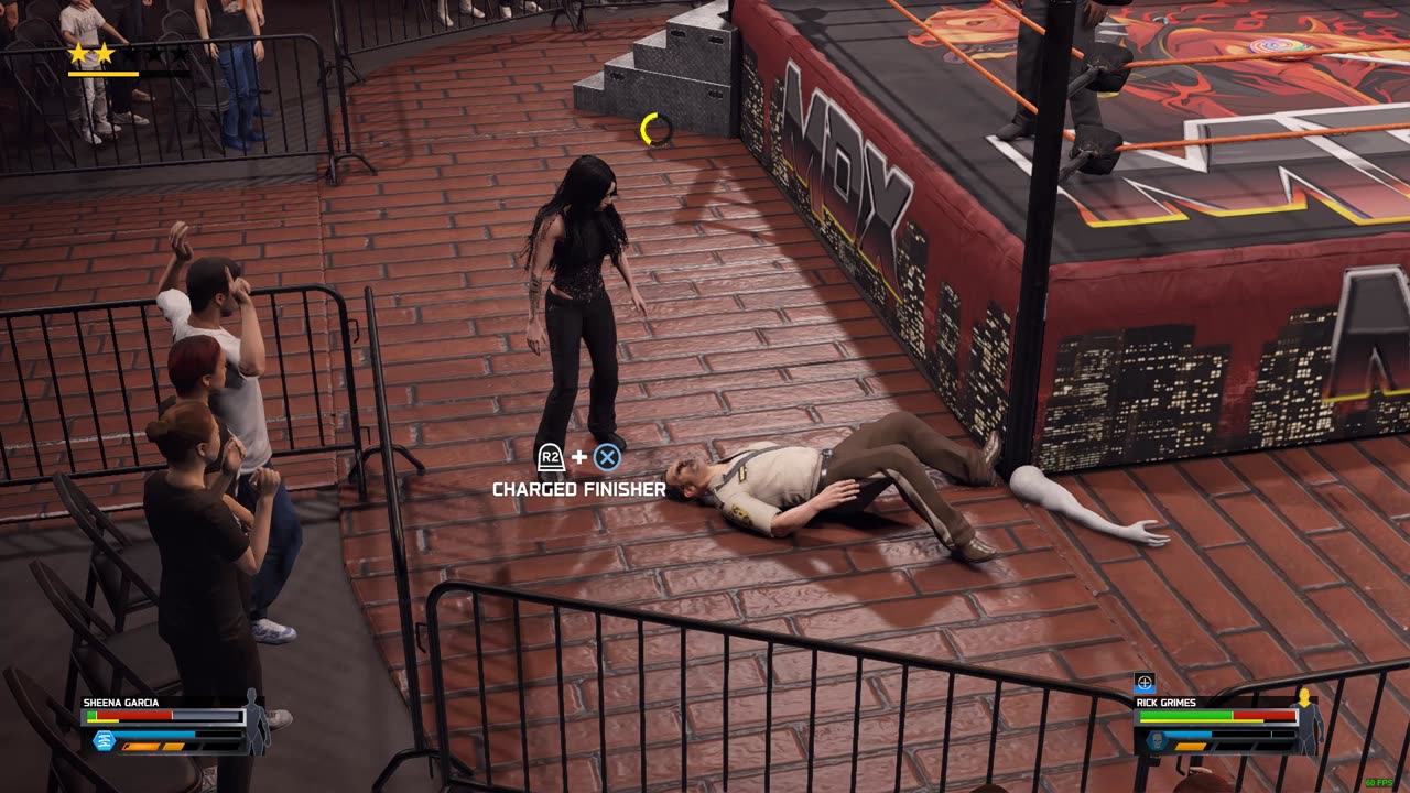 Sheena VS Rick GRIMES - WWE2K25