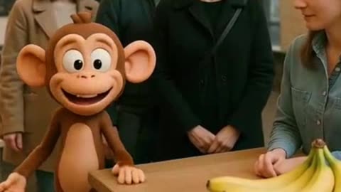 🍌🙈 Monkey in a Banana Line!