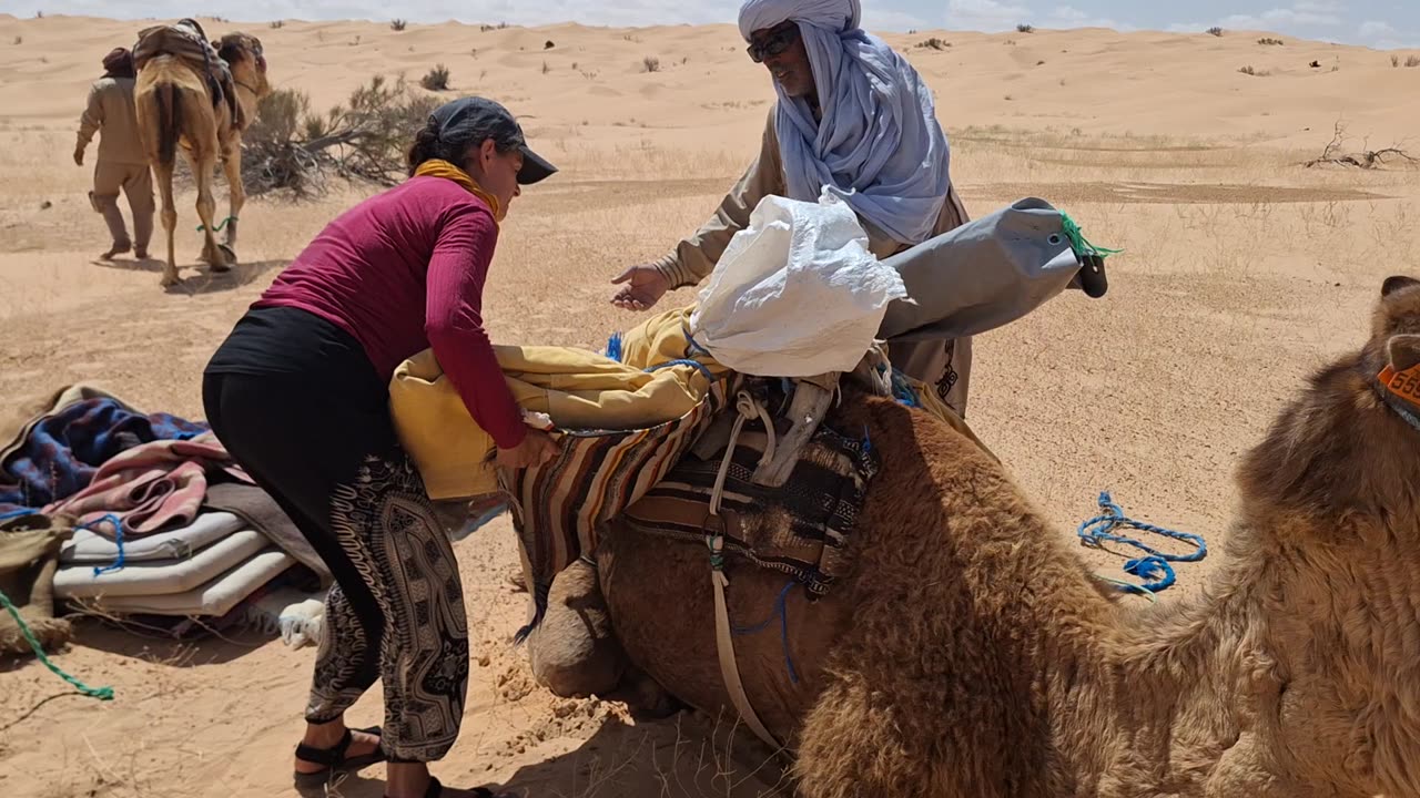 Samantha helps Mohammed, April 7, 2025