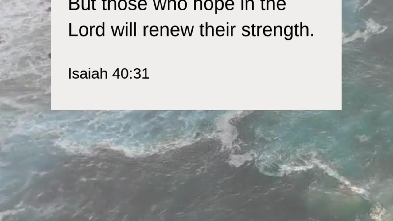 Trust Him and find new hope today.