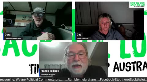 Guru and Caz with Franco Monday 8 September 2025