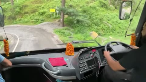 Surviving Himachal's Extreme Roads: Volvo Bus on the World's Most Dangerous Highway