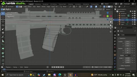 Weapon Draft Modeling