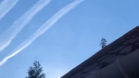 This was shot over 45 mins above a persons house