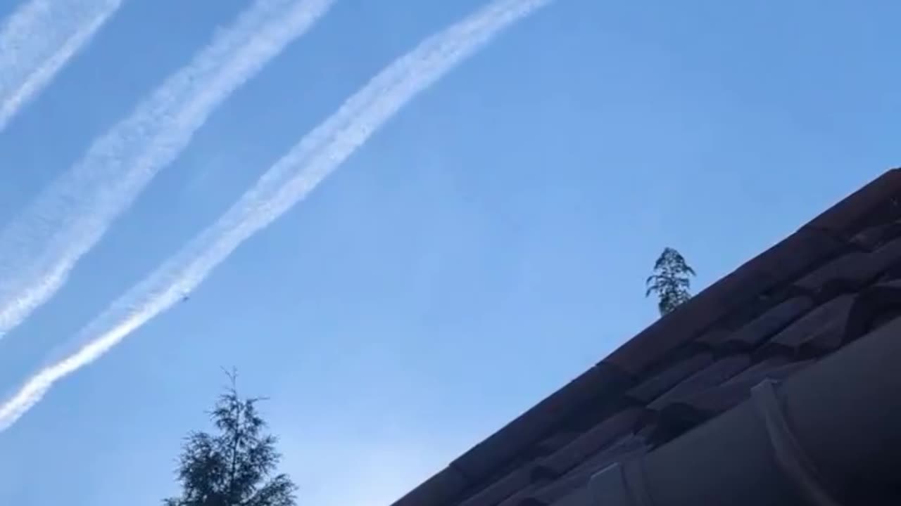 This was shot over 45 mins above a persons house