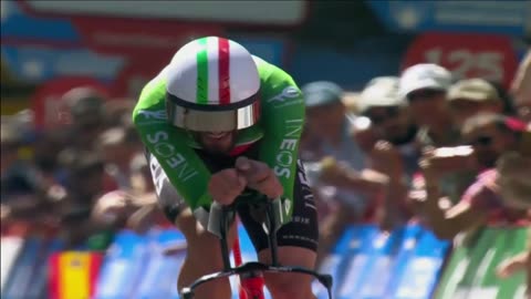 Filippo Ganna Breaks Time Trial Speed Record! -- 2025 Vuelta a España