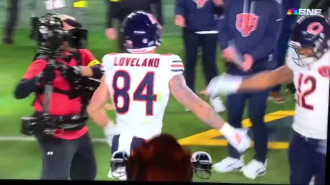 Bears TE #84 Colston Loveland TD🏈36yds