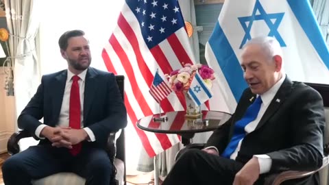 Prime Minister Benjamin Netanyahu met this morning with U.S. Vice President J.D. Vance