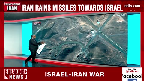 Watch: Satellite Images Of Iran's Nuclear Sites Hit By America I Israel Iran War