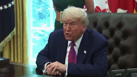 President Trump Warns “Very Big Force" for ICE rioters in DC