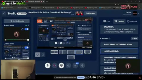 Targeted Individual POLICE ENCOUNTERS MIKE SAHA IS LIVE