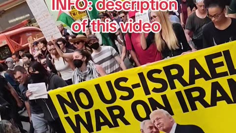 EMERGENCY PROTEST in New York City: "NO WAR ON IRAN!"